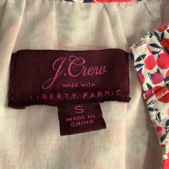 J. Crew x Liberty Fabric Red, Pink and White Sleeveless Dress Size Small - Picture 5 of 11